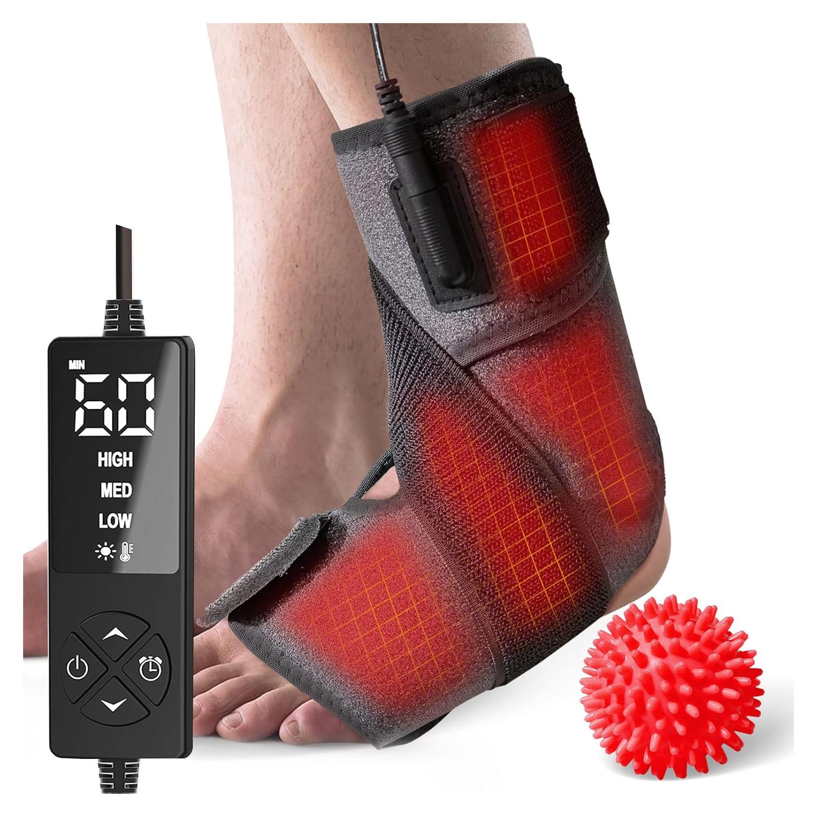 Faja Térmica Sticro para Tobillo y Pie - Alivio Tendinitis y Fascitis Plantar - Gris