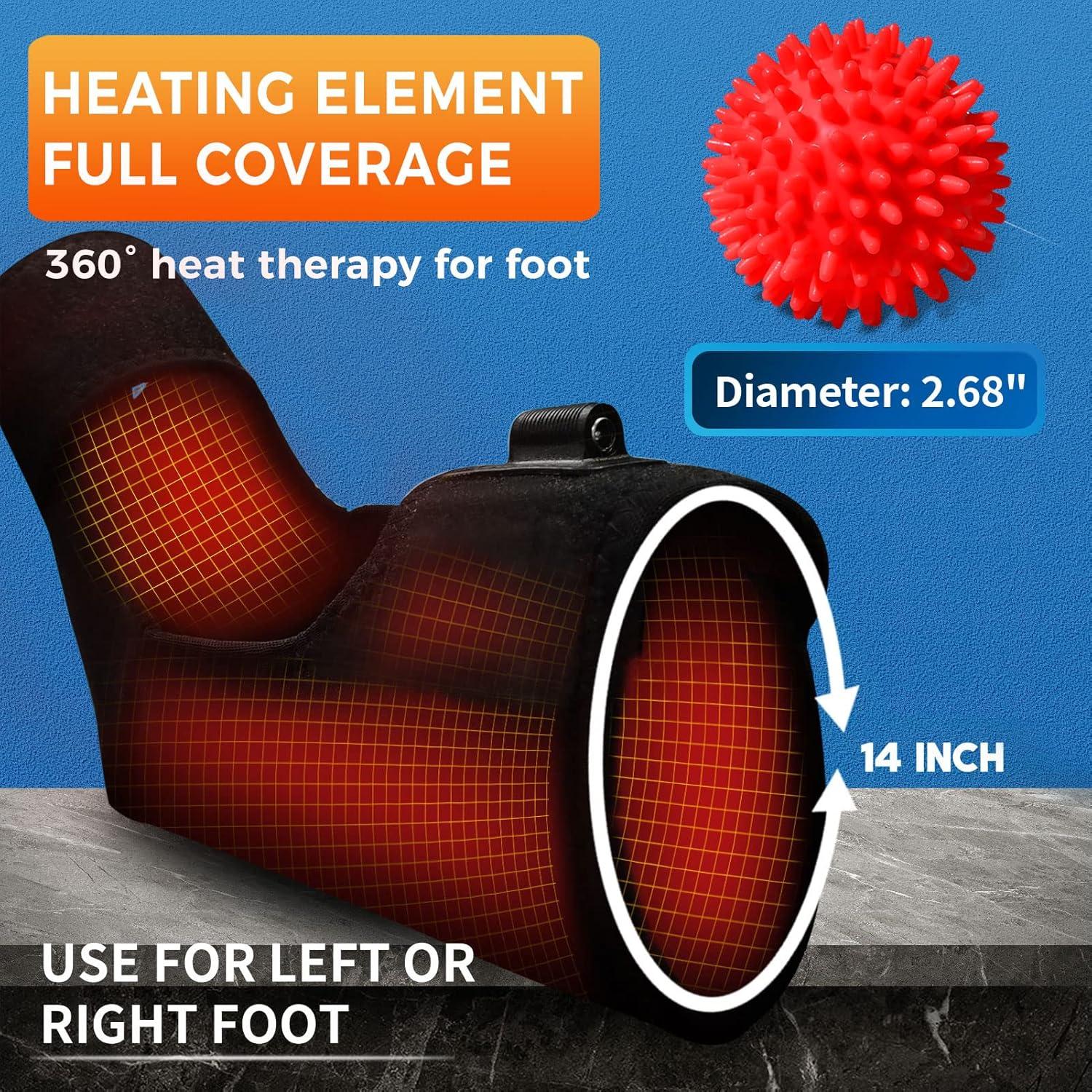 Faja Térmica Sticro para Tobillo y Pie - Alivio Tendinitis y Fascitis Plantar - Gris