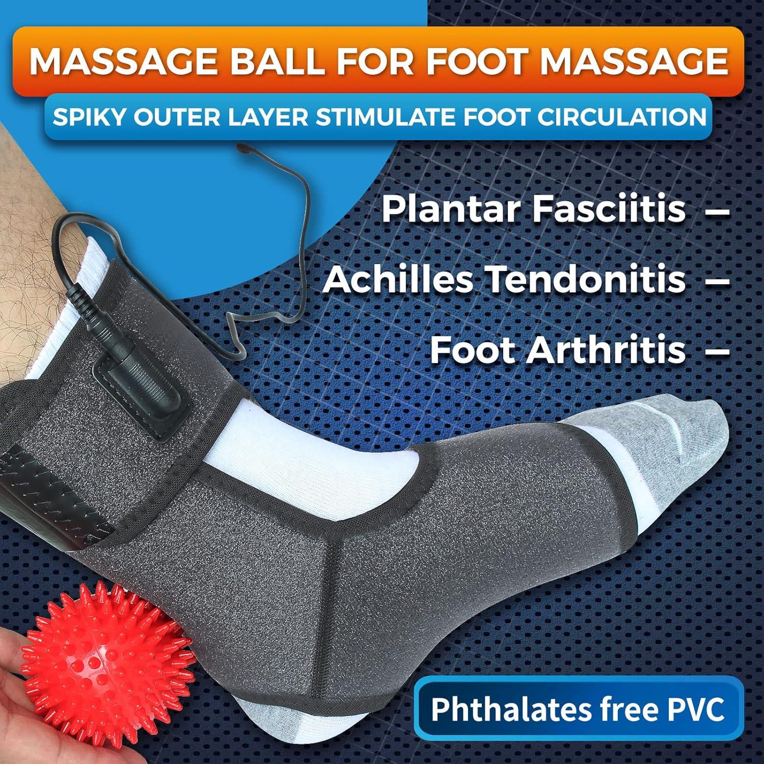 Faja Térmica Sticro para Tobillo y Pie - Alivio Tendinitis y Fascitis Plantar - Gris