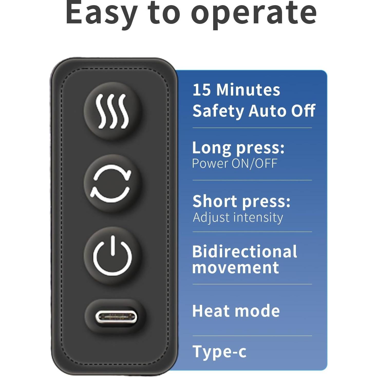 Masajeador Eléctrico de Cuello y Espalda HawuMasseur 4D