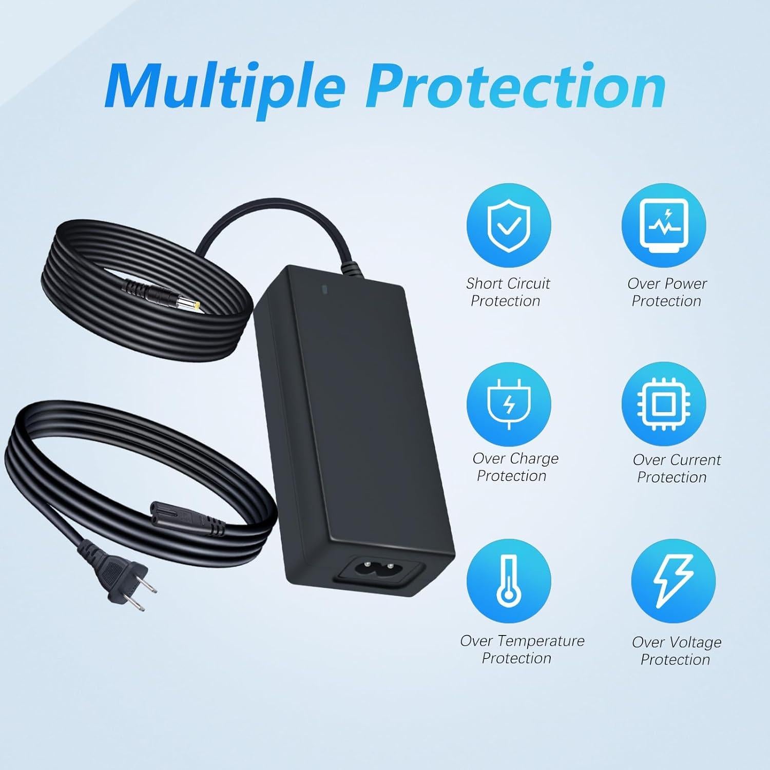 Fuente de Alimentación 12V 4A para Masajeador Snailax Nekteck