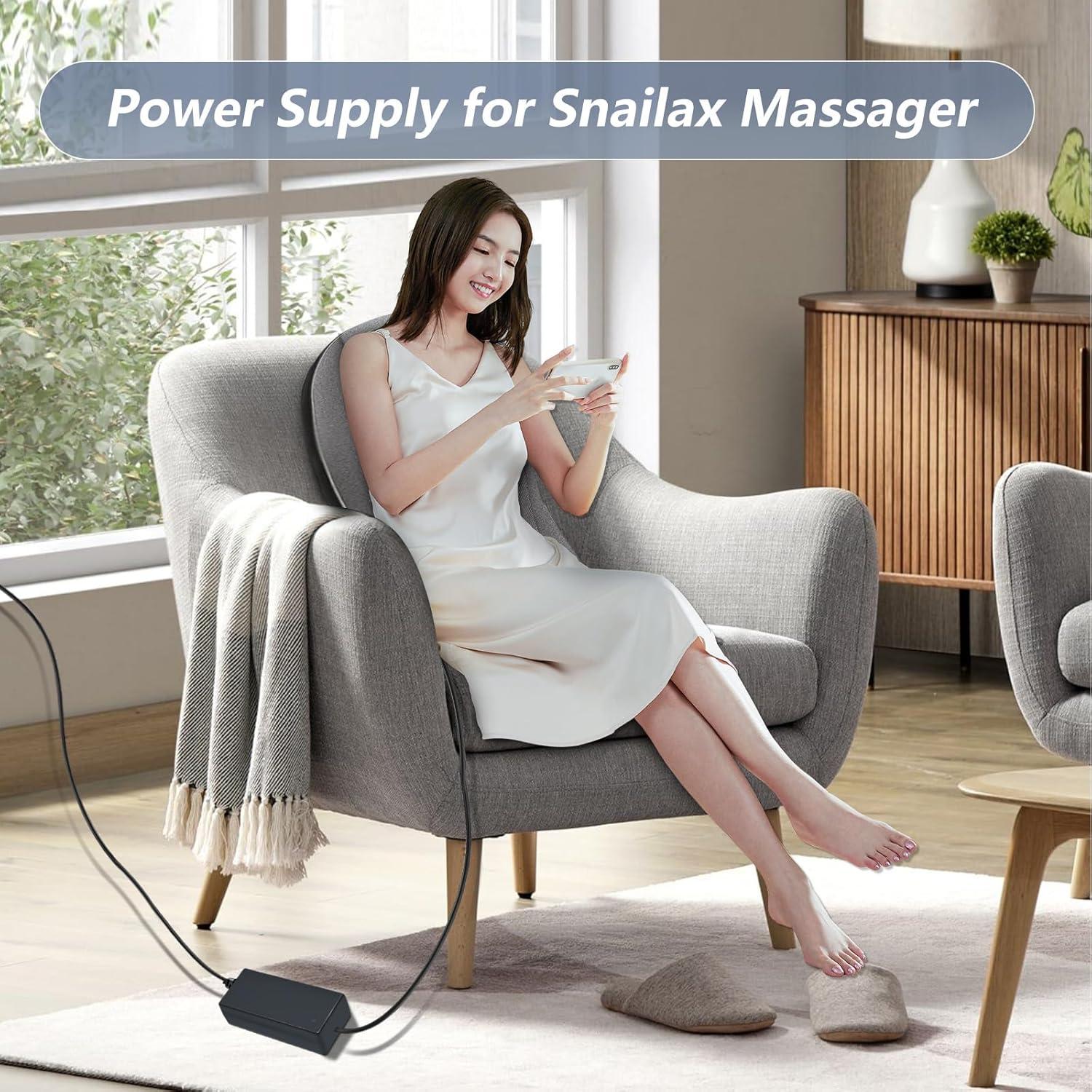 Fuente de Alimentación 12V 4A para Masajeador Snailax Nekteck