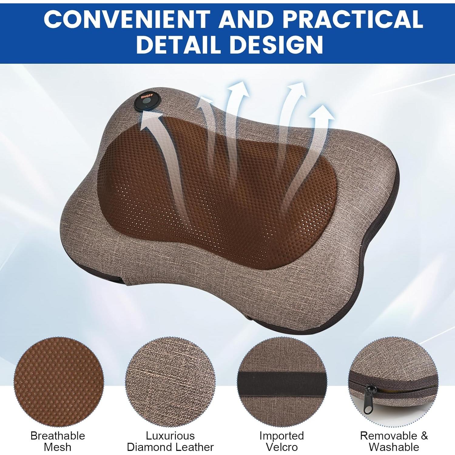 Masajeador Shiatsu Joyset para Cuello y Espalda con Calor