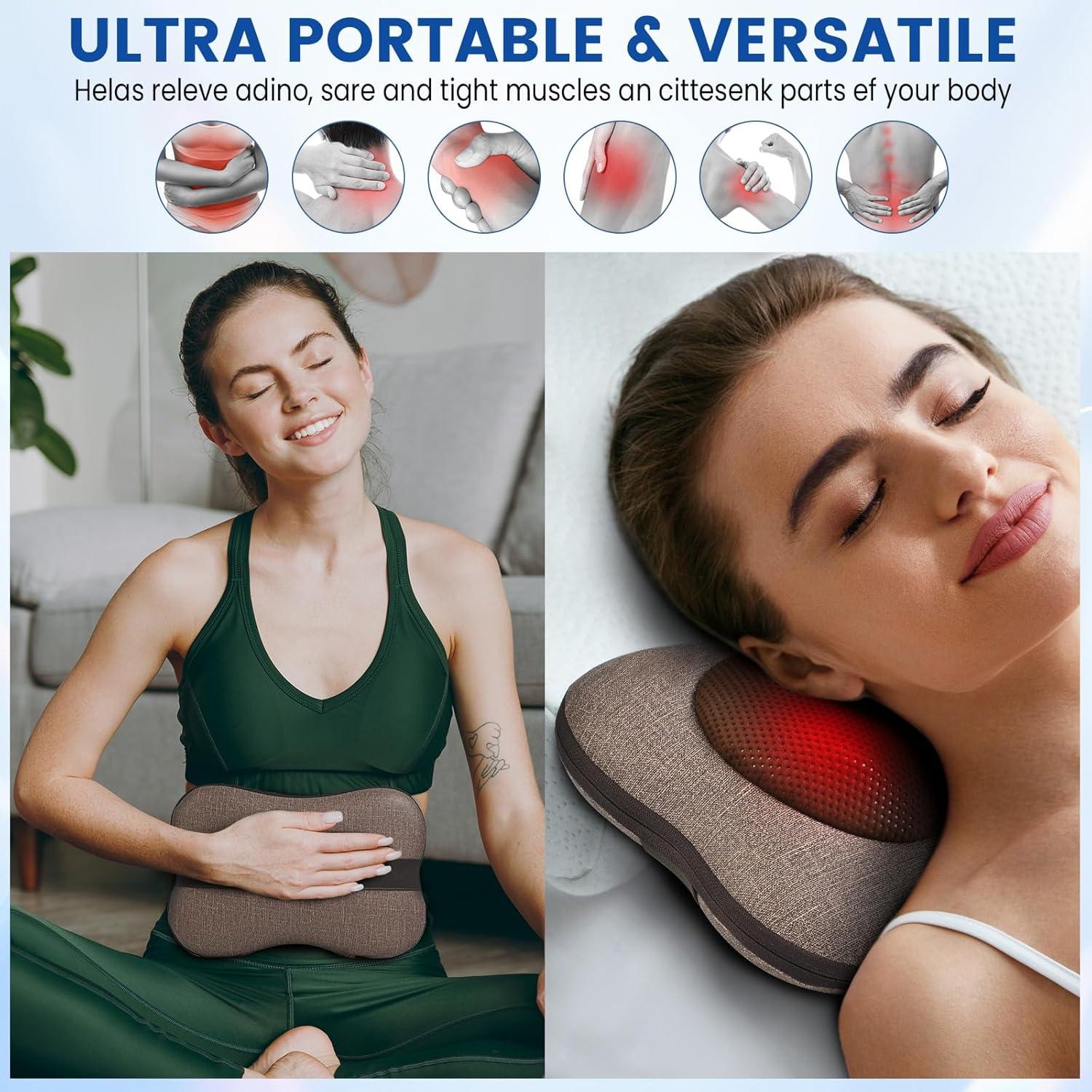 Masajeador Shiatsu Joyset para Cuello y Espalda con Calor