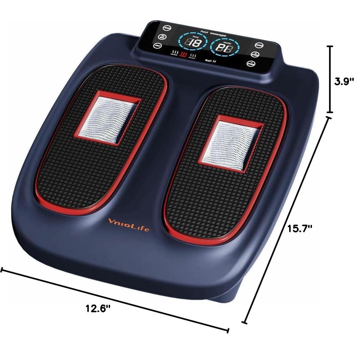 Masajeador de pies eléctrico Vniolife HK-710B con calor y vibración