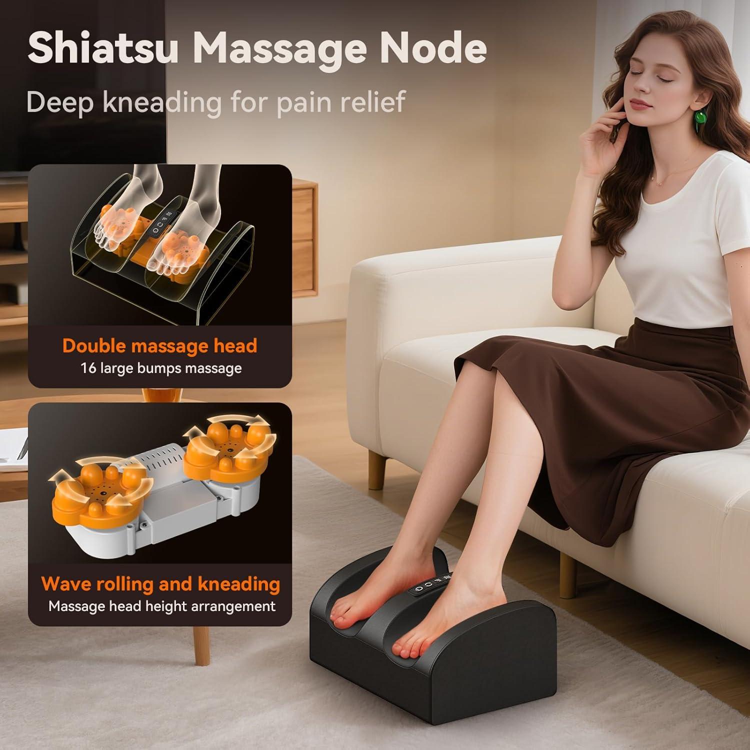 Masajeador de Pies Kainsati ZL2D con Calor y Shiatsu
