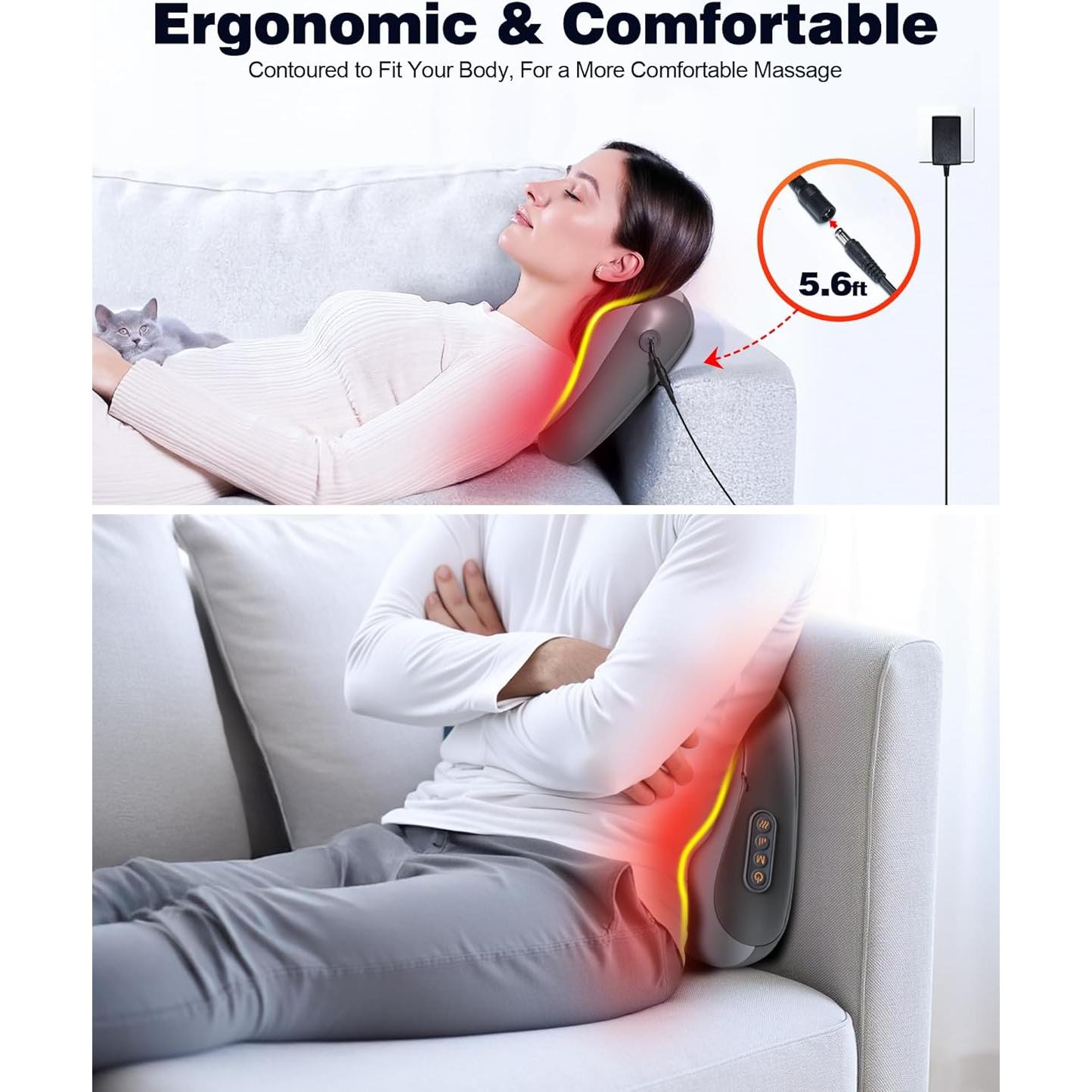 Masajeador Shiatsu de Espalda y Cuello con Calor - Xiamen Healthpal