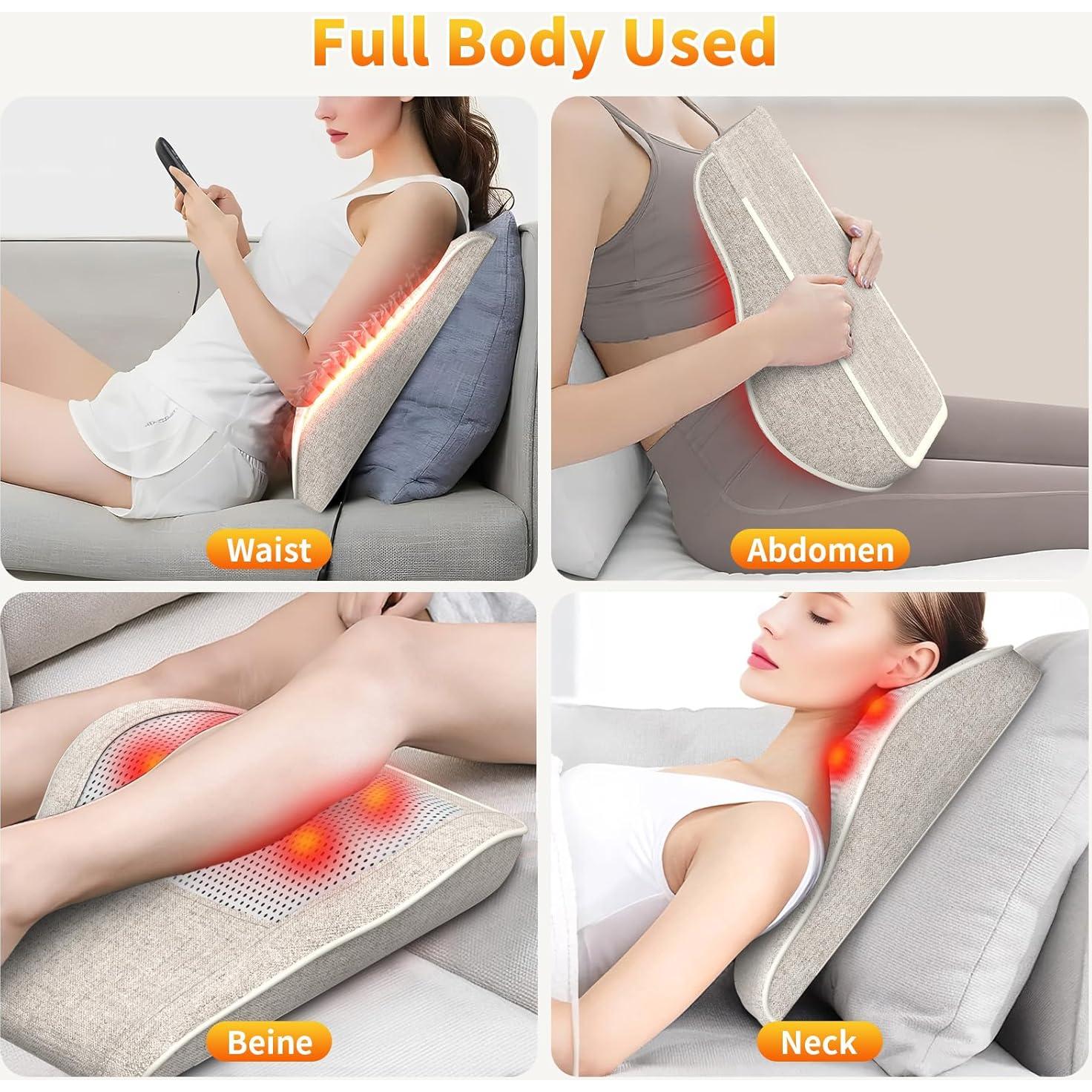 Masajeador de Espalda Shiatsu Ekmoey KGRC-3-2 con Calor 3D