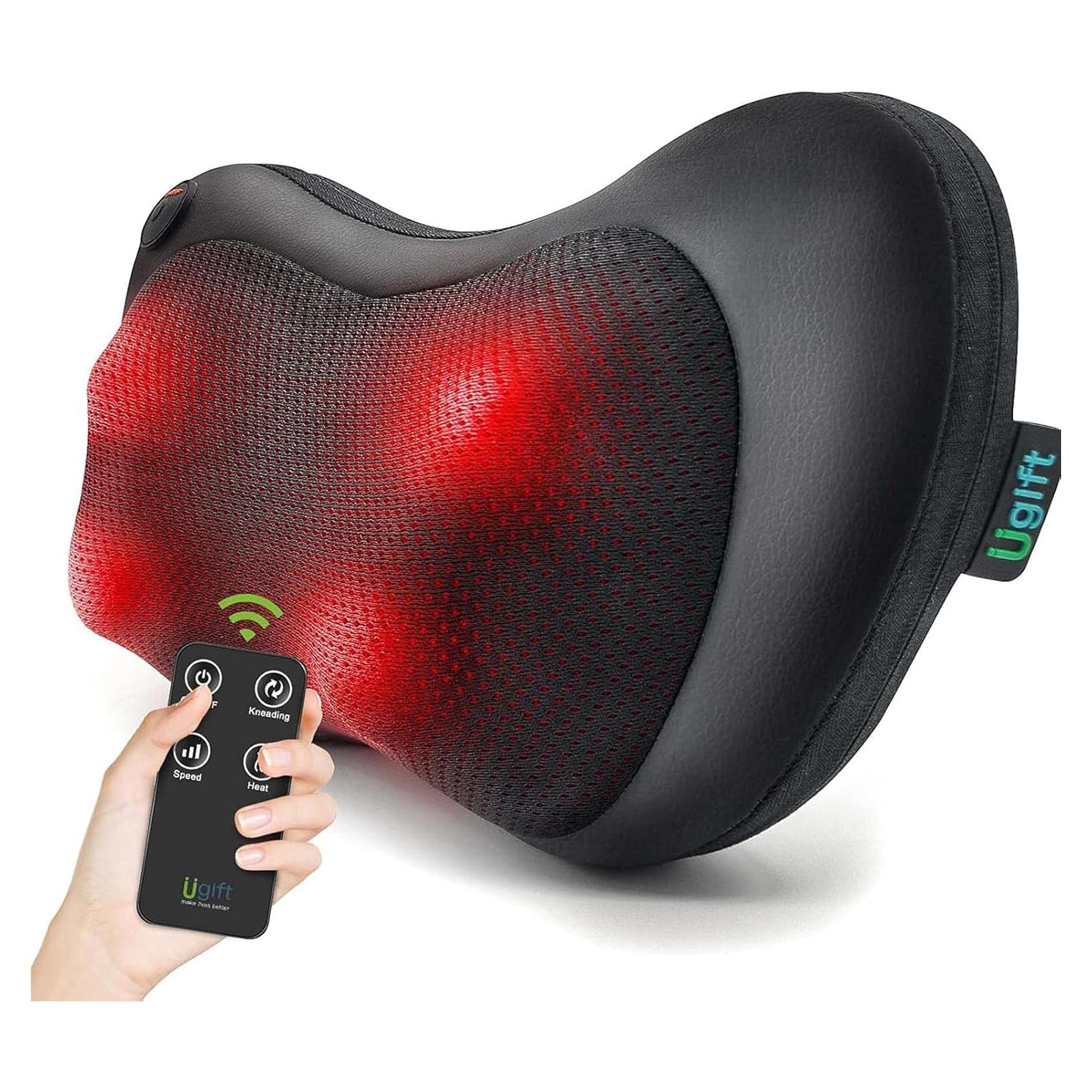 Cojín Masajeador Shiatsu UGift con Calor y Control Remoto