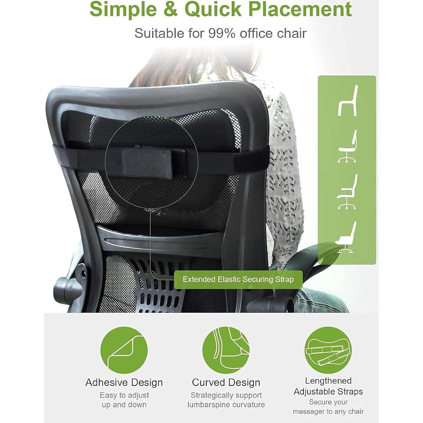 Cojín Masajeador Shiatsu UGift con Calor y Control Remoto