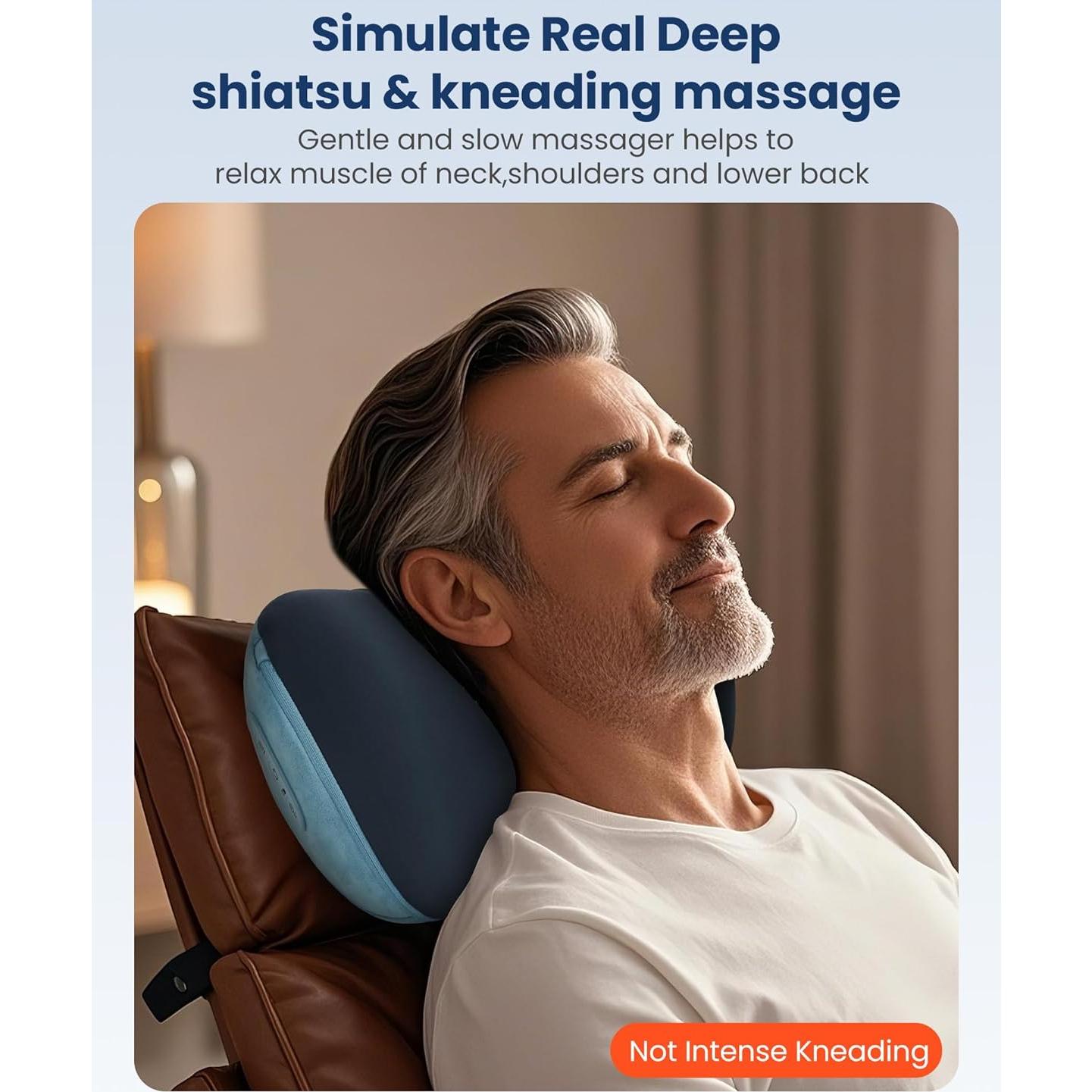 Masajeador de Cuello y Espalda Comfier CF-6419 con Calor 3D