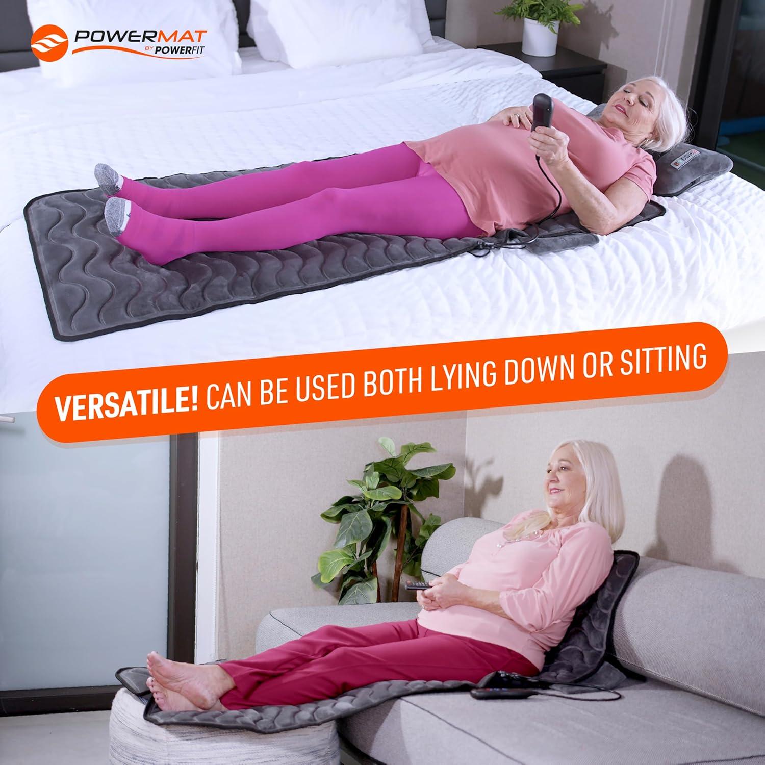 Esterilla de Masaje Powermat Powerfit con Almohada Desmontable