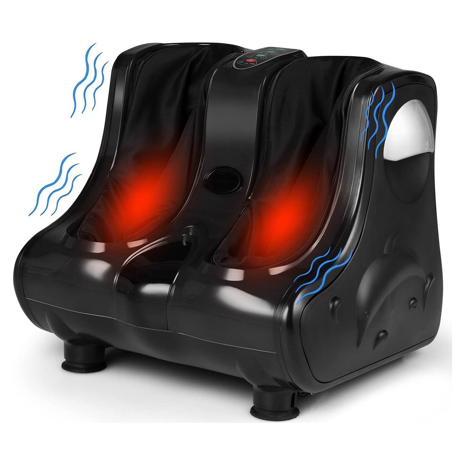 Masajeador eléctrico de pies y pantorrillas COSTWAY LMF-01 con calefacción y vibración