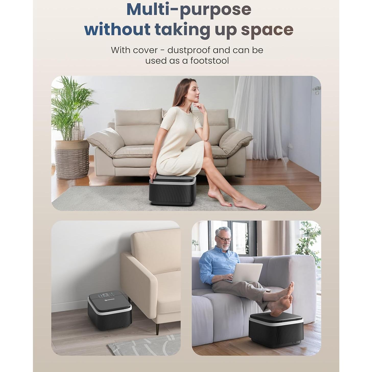 Masajeador de Pies Shiatsu COMFIER con Calor y Control Remoto