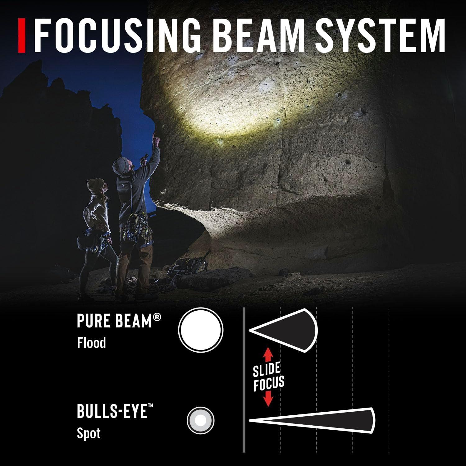 Linterna LED Coast XP11R 2600 Lúmenes Rojo Recargable