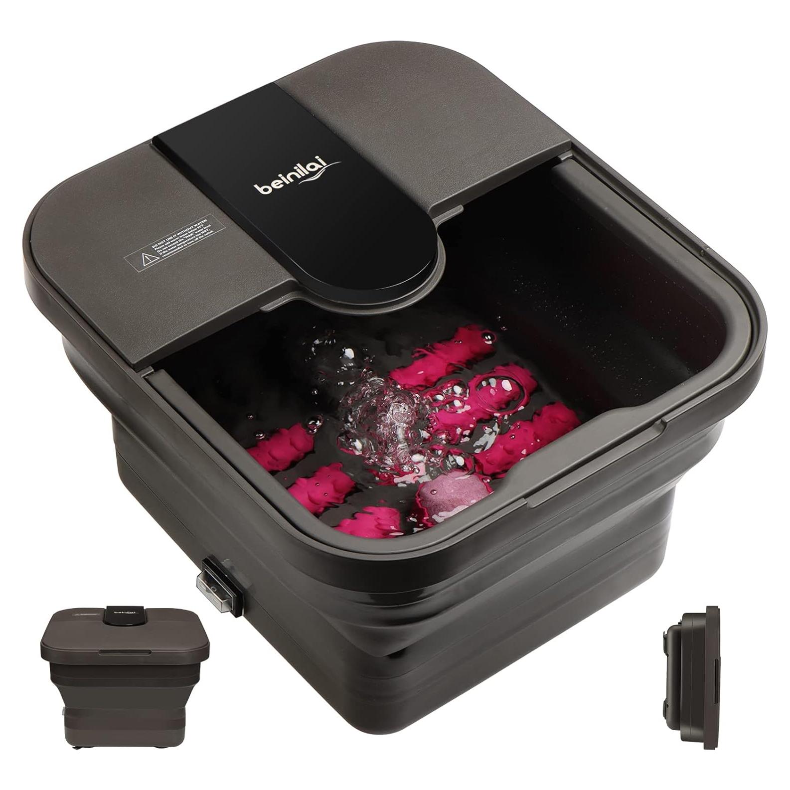 Spa de Pies Plegable Beinilai con Calor y Masaje 1.81 kg