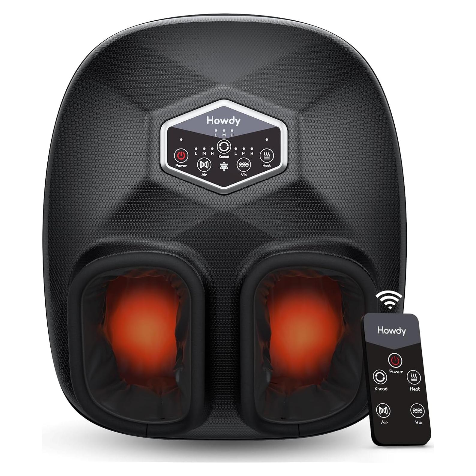 Masajeador de Pies Shiatsu Hola HD-FM824RC con Calor y Compresión