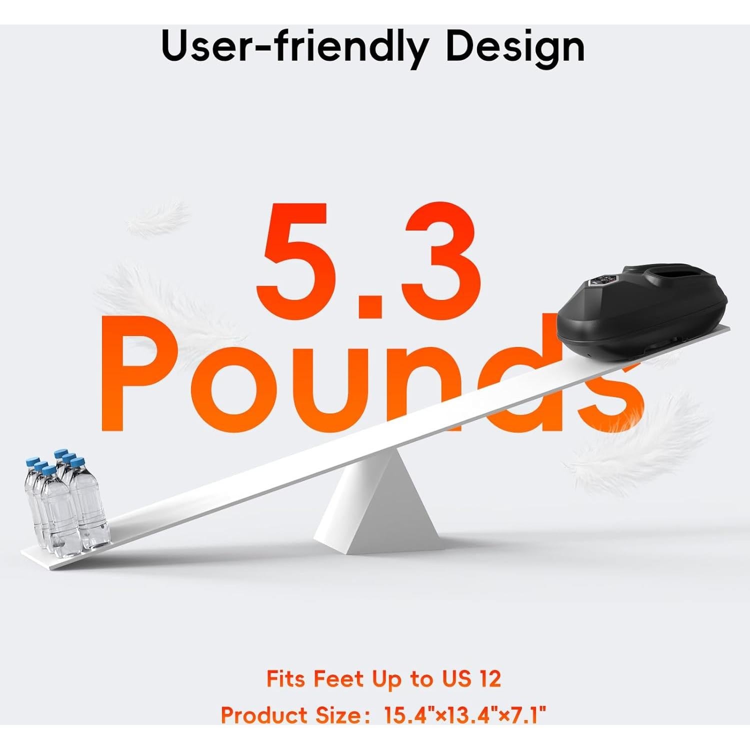 Masajeador de Pies Shiatsu Hola HD-FM824RC con Calor y Compresión