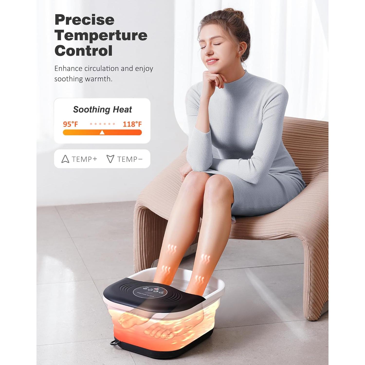 Bañera de Pies Colapsable SPA4PIEDS con Calor y Masaje