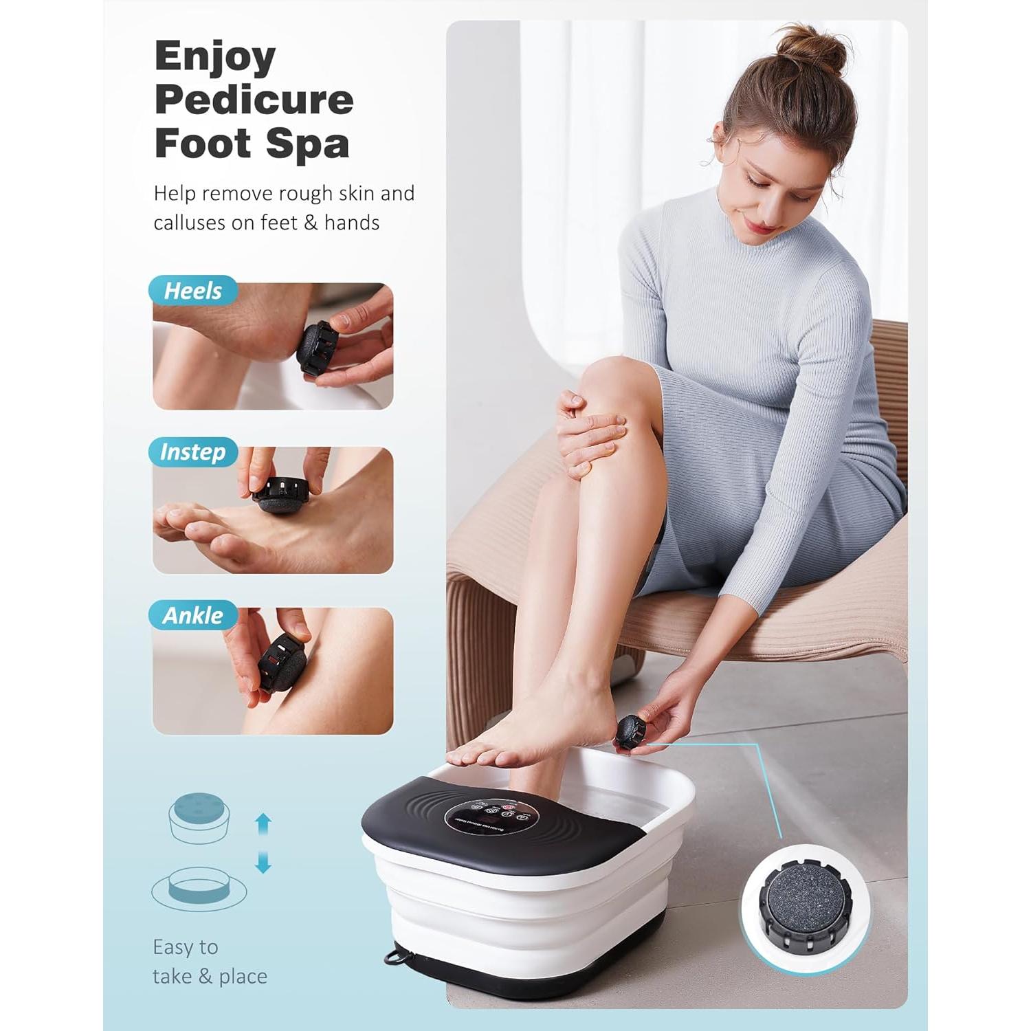 Bañera de Pies Colapsable SPA4PIEDS con Calor y Masaje