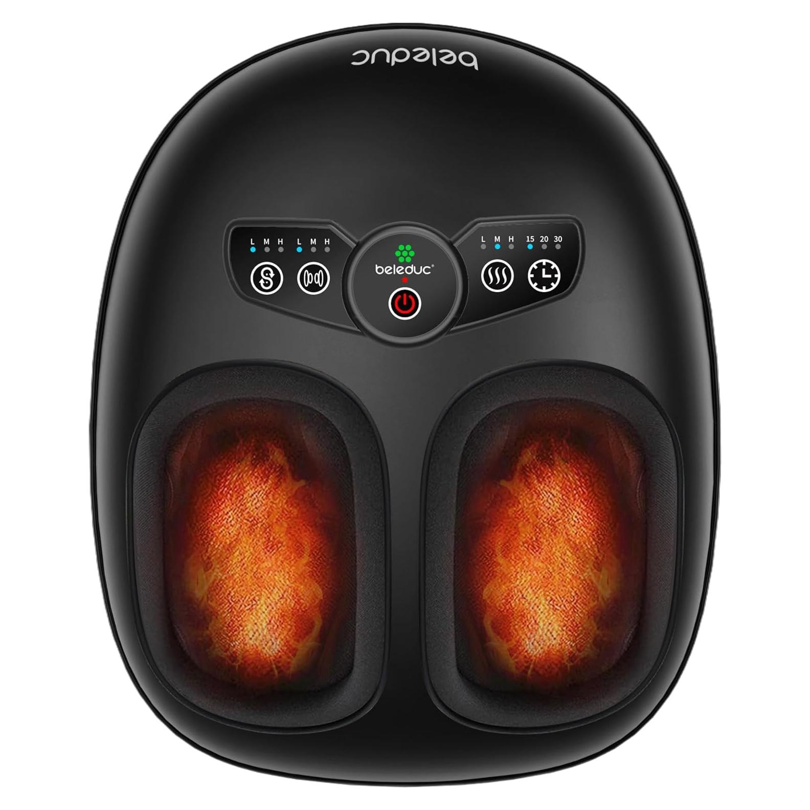 Masajeador de pies Shiatsu Beleduc con calor y compresión
