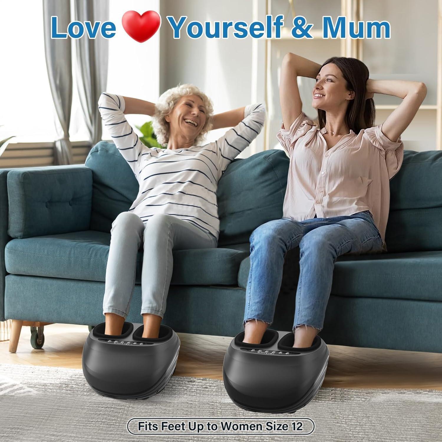 Masajeador de Pies Shiatsu WERTYI con Calor y Control Remoto