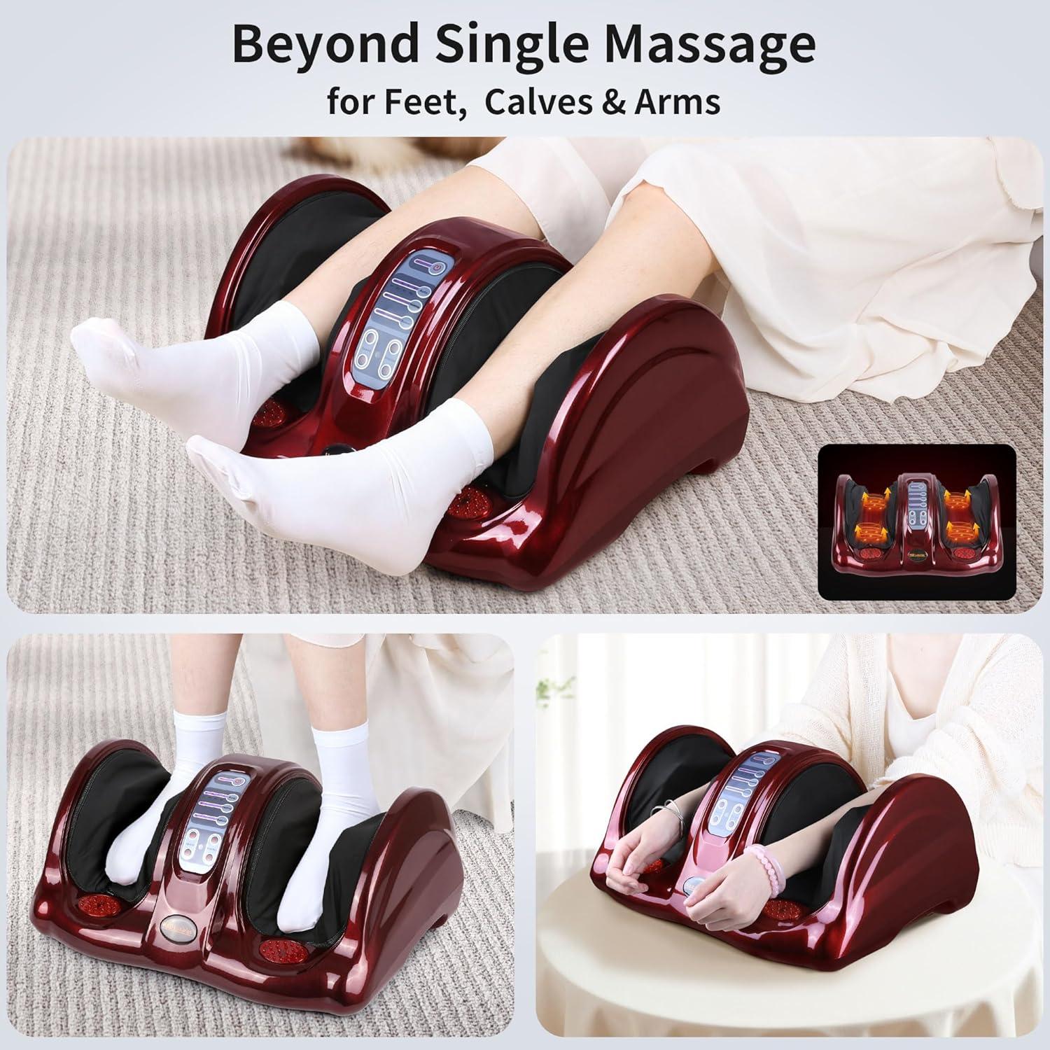 Masajeador de pies Shiatsu H&B Luxuries con calor y control remoto