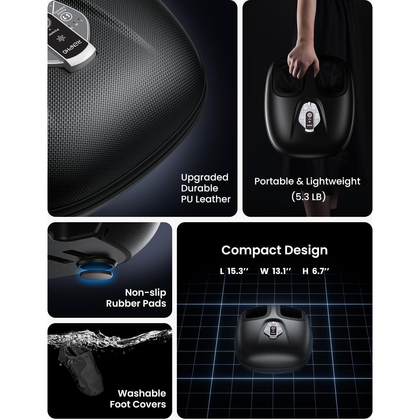 Masajeador de Pies RENPHO 2025 con Calor Shiatsu 2.4kg