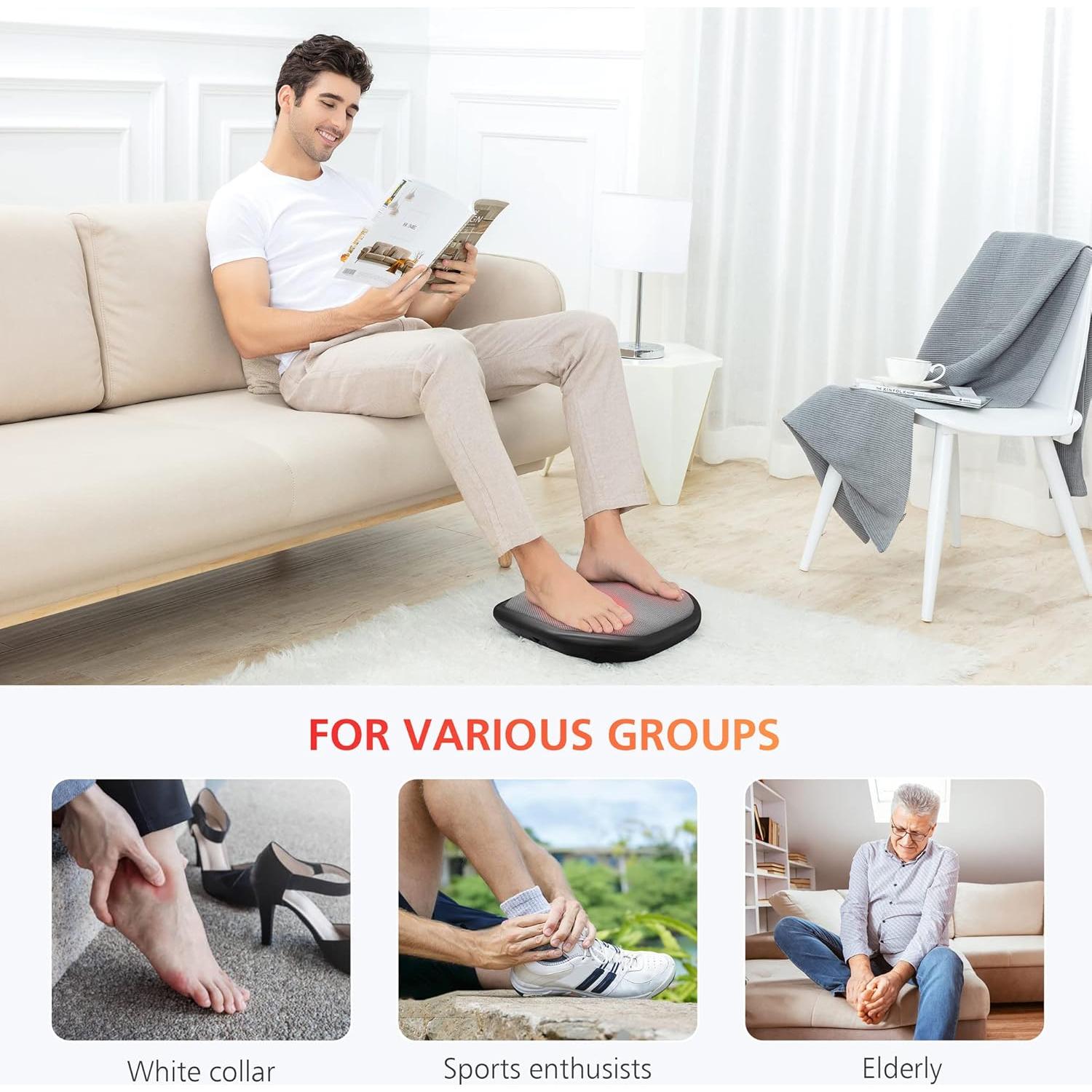 Masajeador de Pies Shiatsu Comfier CF-5913 con Calor