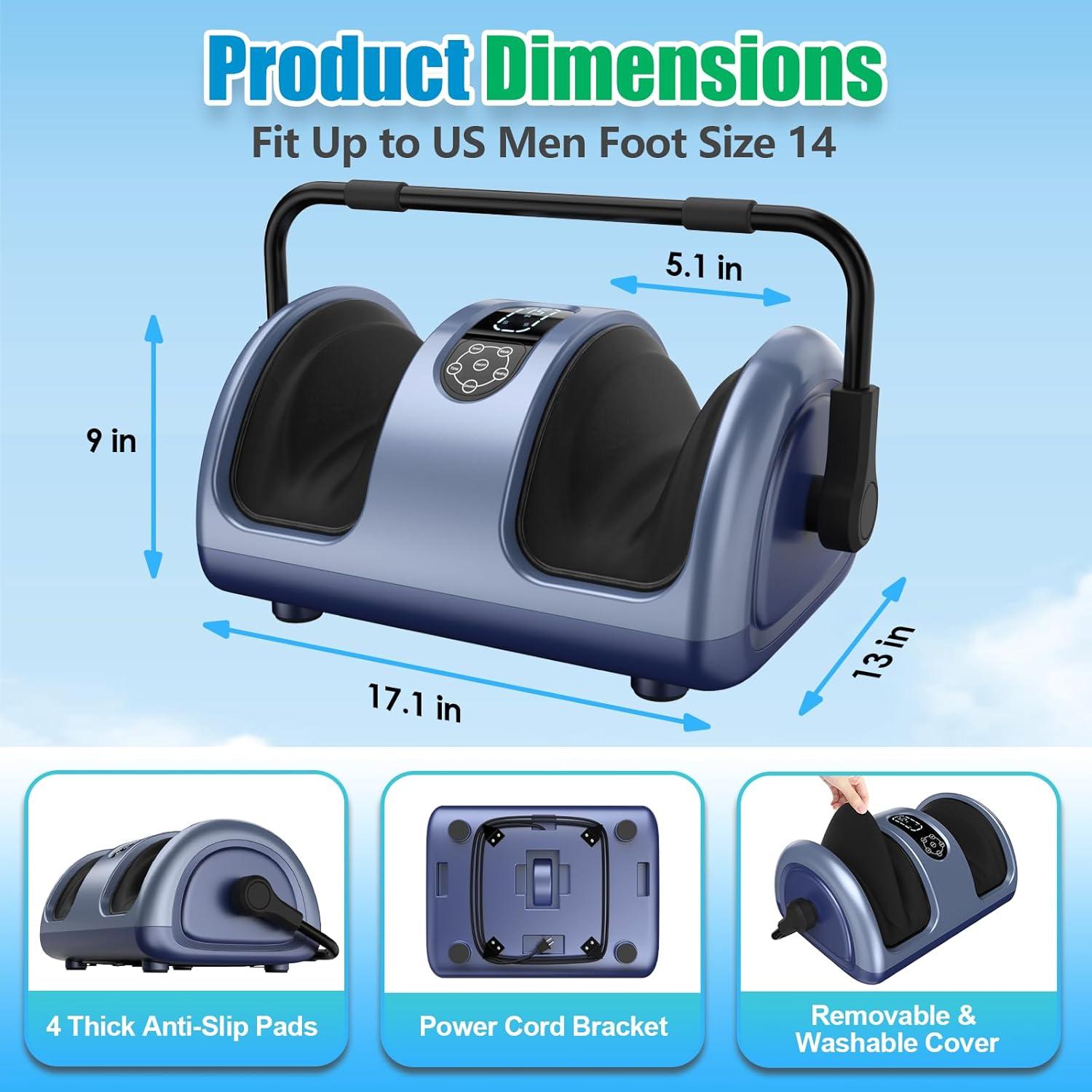 Masajeador de pies Shiatsu SLOTHMORE CO-1025 con calor