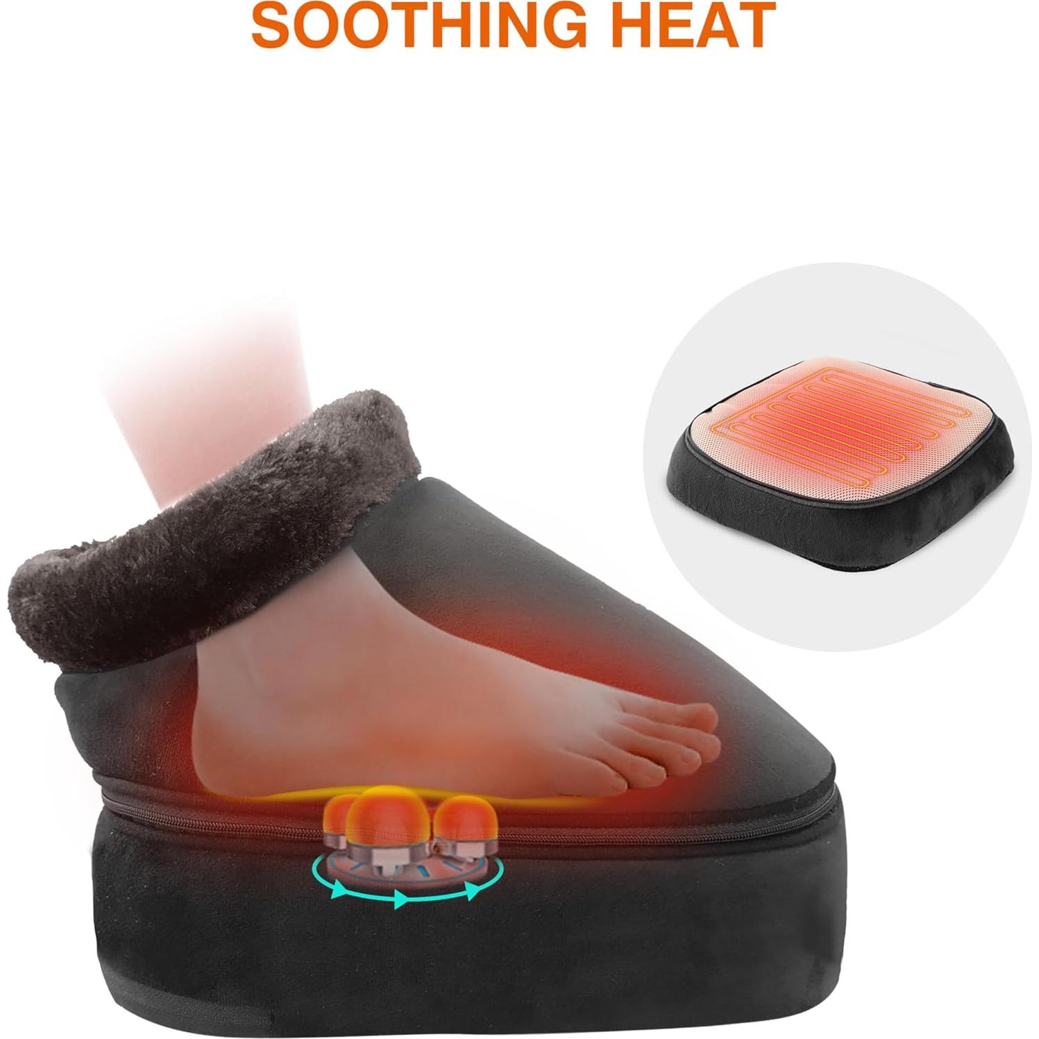 Masajeador de pies Snailax SL-522SN 2 en 1 con calefacción