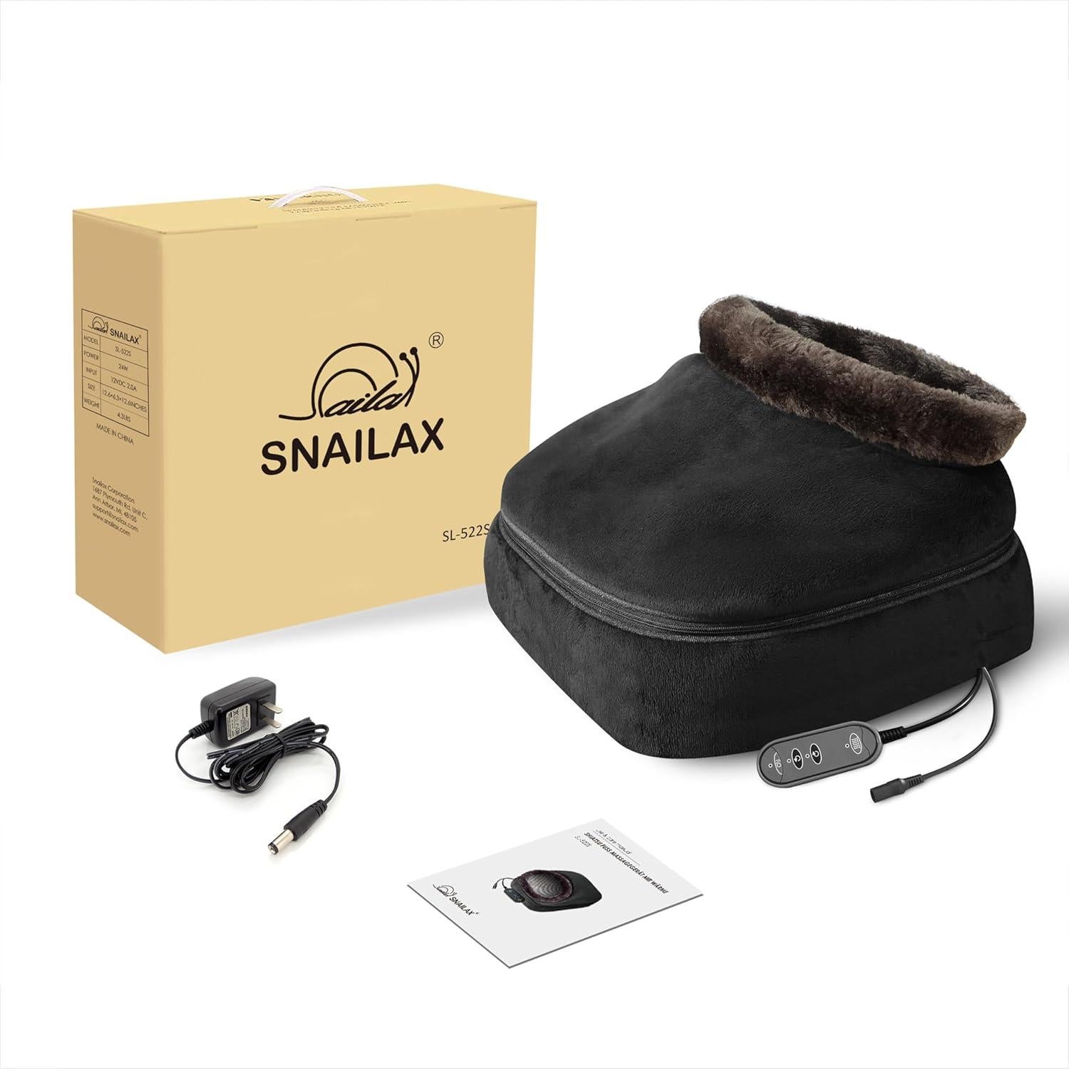 Masajeador de pies Snailax SL-522SN 2 en 1 con calefacción