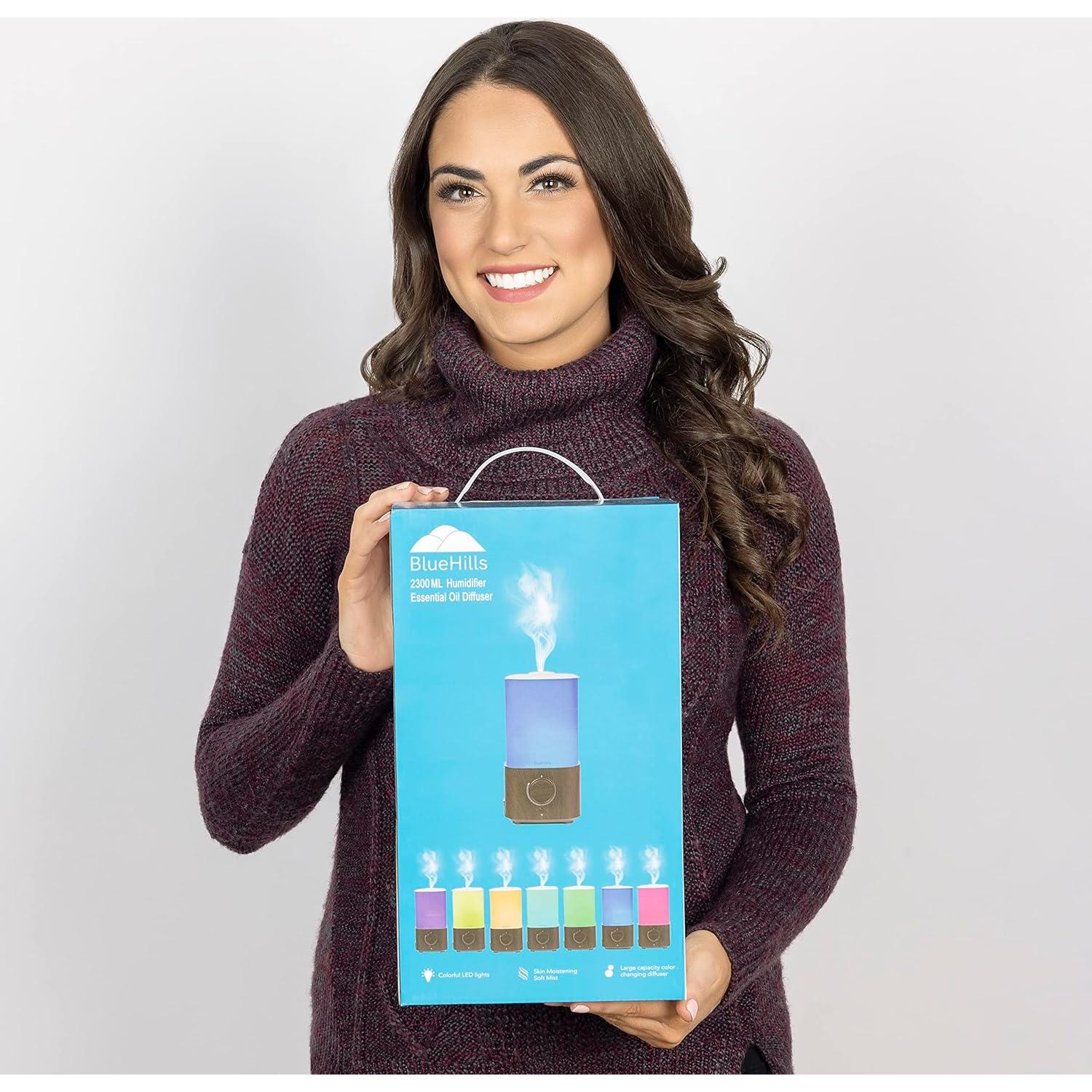 Difusor de Aceite Esencial BlueHills 2300ml con Luces LED