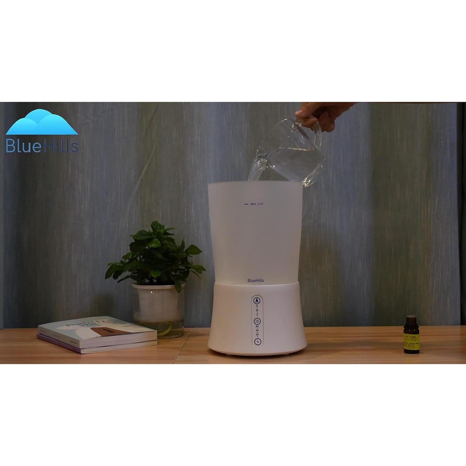 Difusor de Aceite Esencial BlueHills 2000ml Aromaterapia