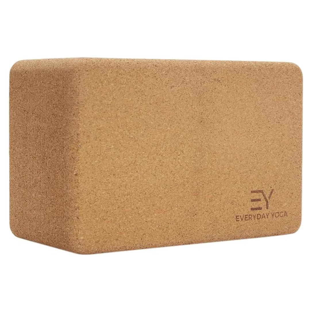 Bloque de Corcho Everyday Yoga 12.7 cm - Sostenible y Antideslizante