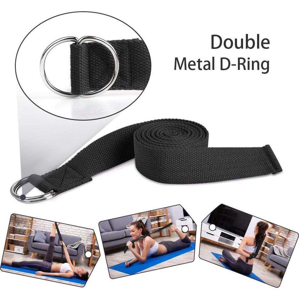 Paquete de 2 Bloques de Yoga Arltb EVA con Correa 22.86x15.24x10.16cm