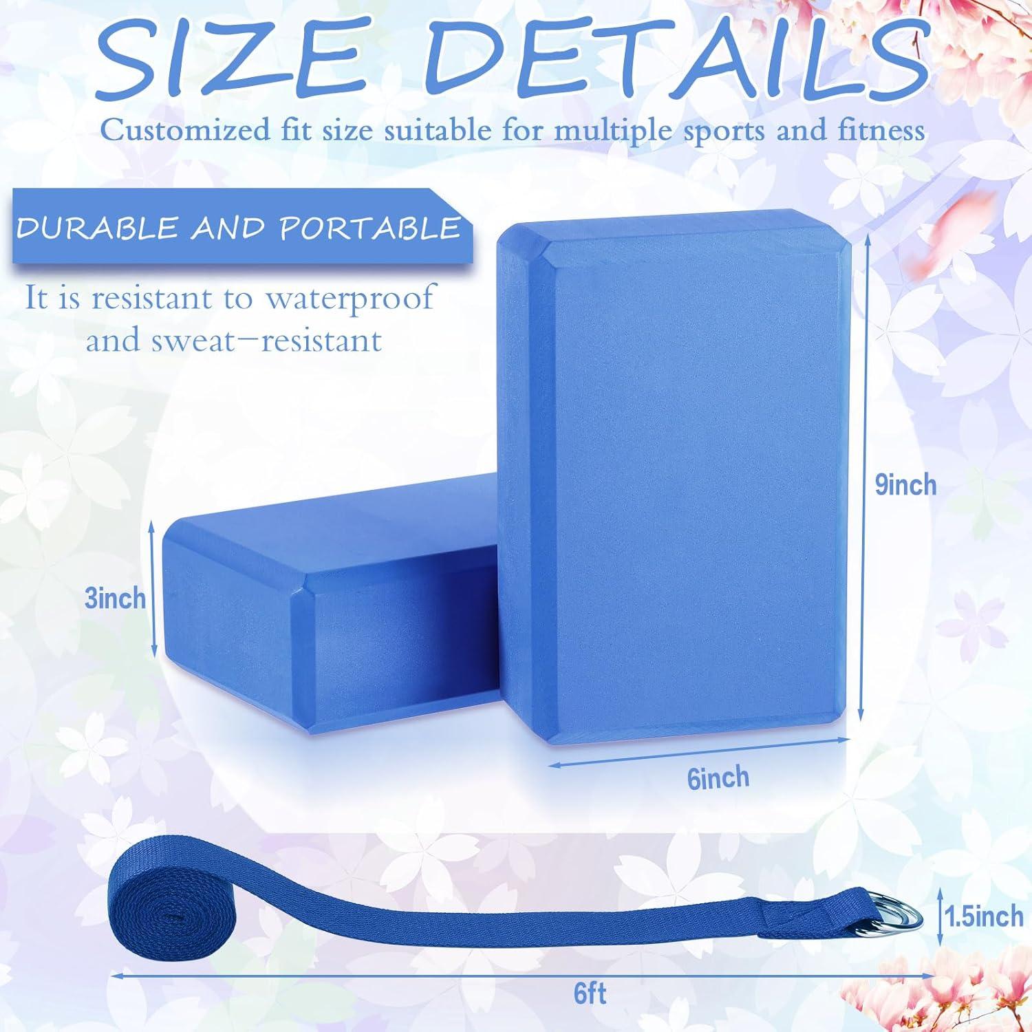 Conjunto de Yoga Outus 20 Piezas Bloques y Correas EVA