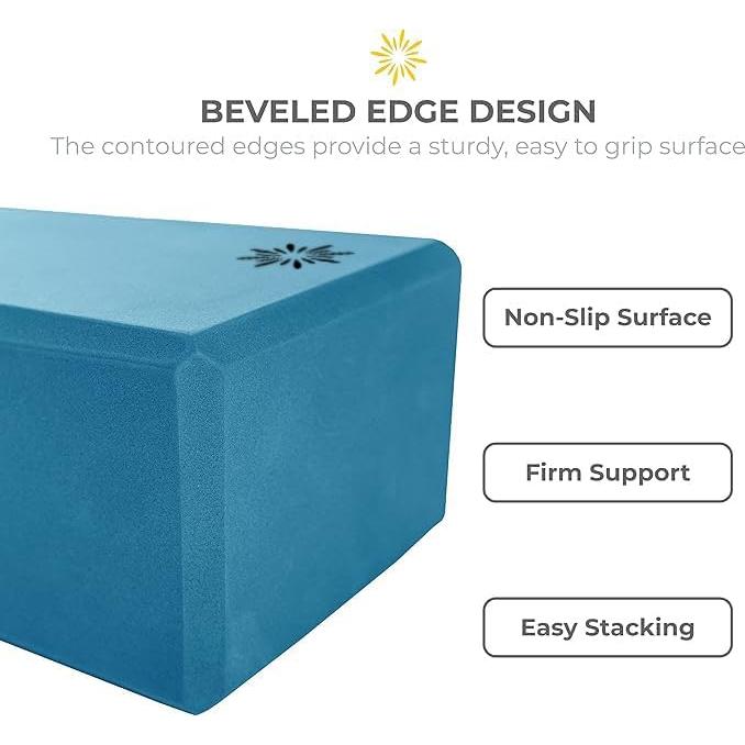 Bloques de Yoga Sunshine 10 Pack EVA 4" Soporte y Estabilidad
