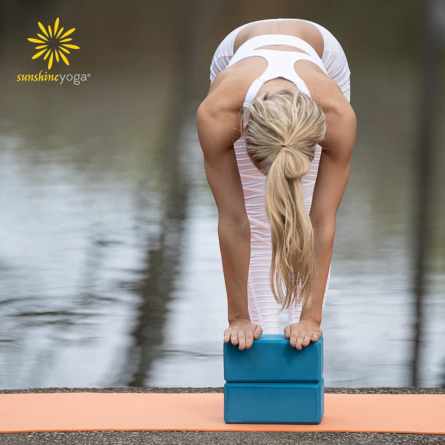 Bloques de Yoga Sunshine 10 Pack EVA 4" Soporte y Estabilidad