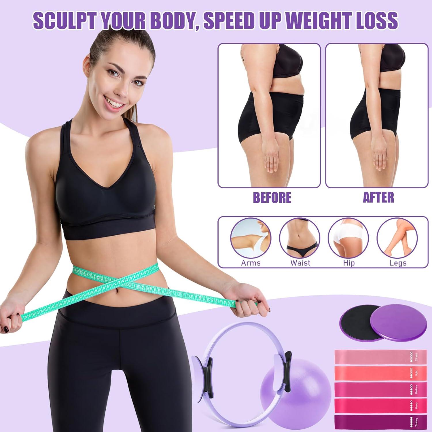 Juego de Anillo de Pilates VENUSFILTER con Accesorios Completo