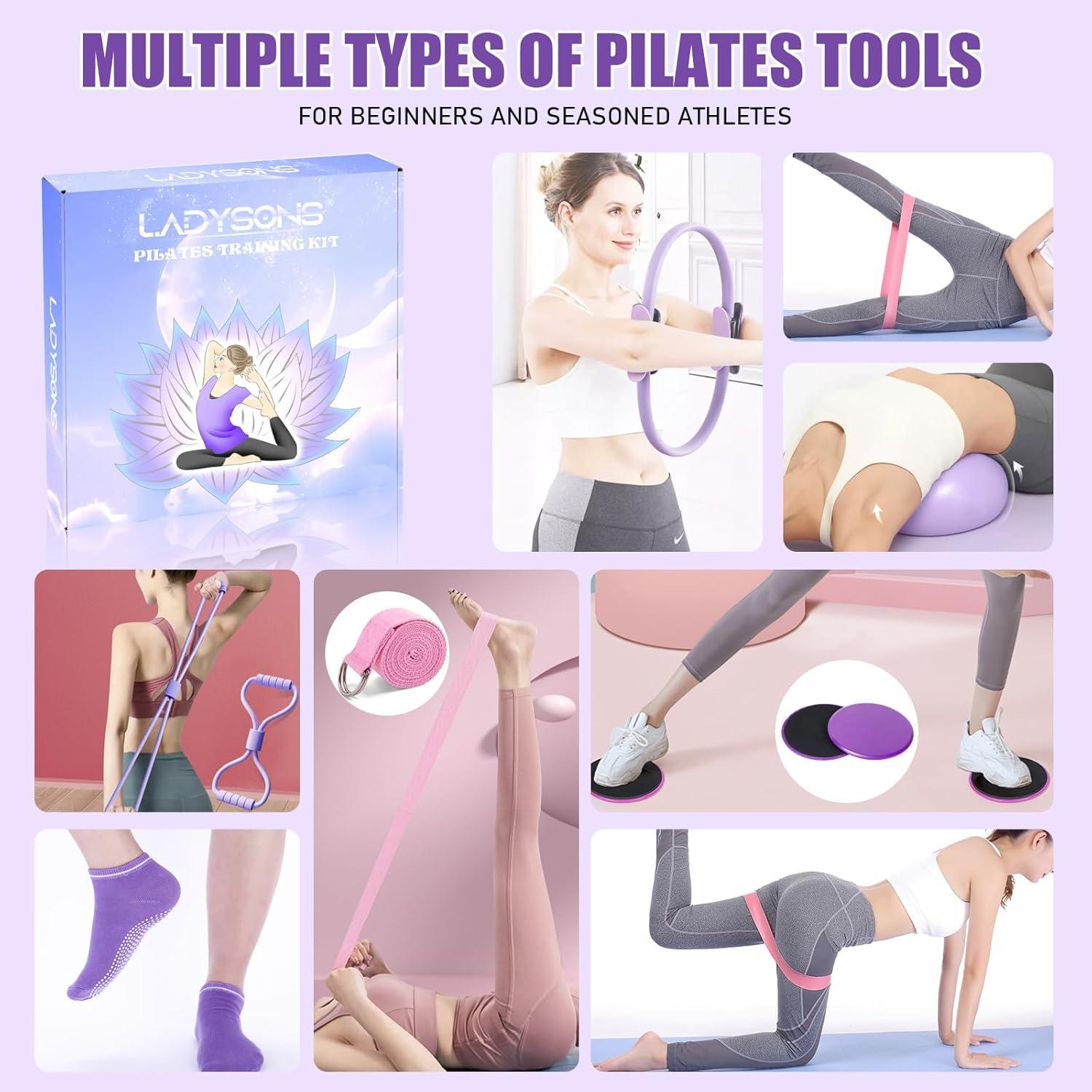 Juego de Anillo de Pilates VENUSFILTER con Accesorios Completo