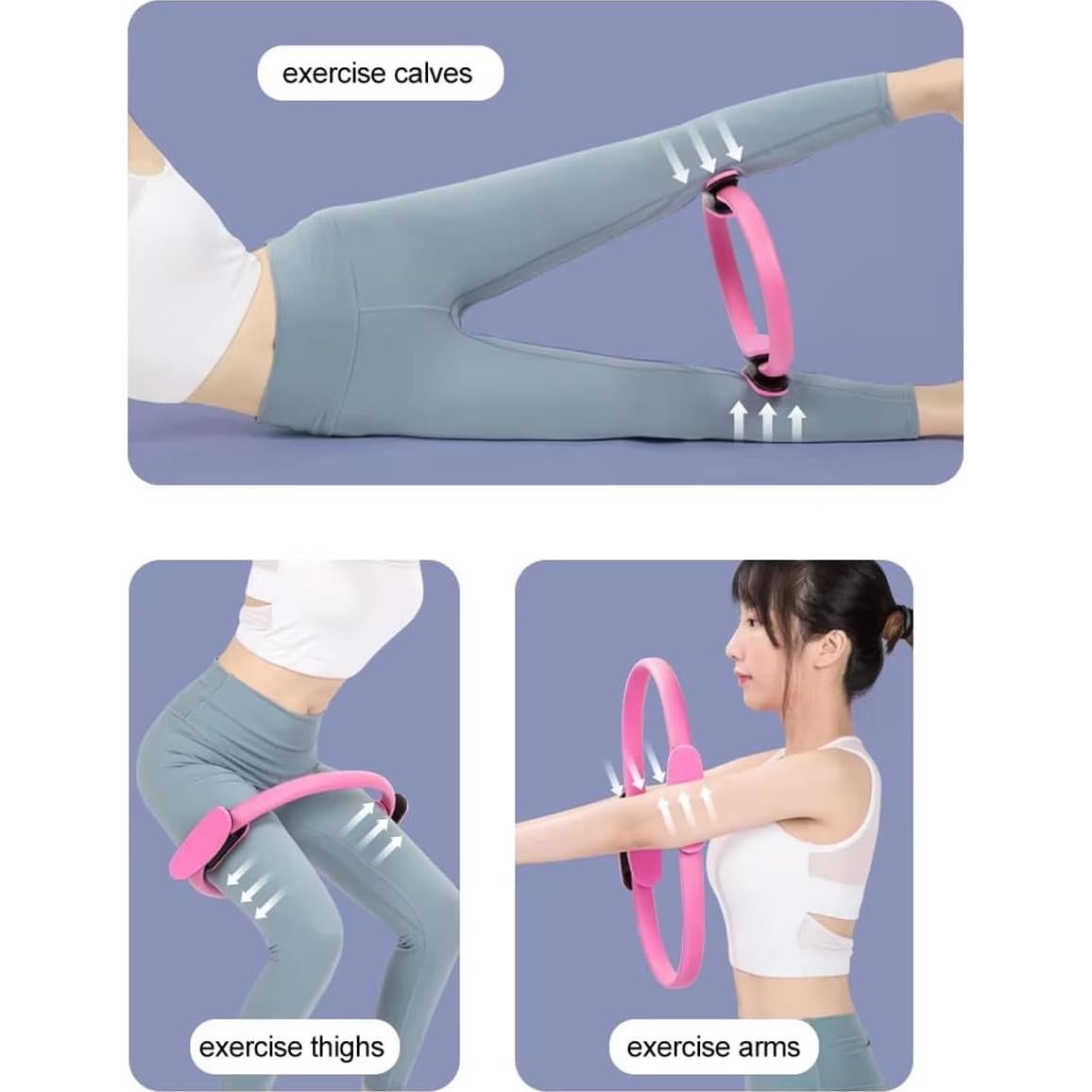 Conjunto de Anillo y Pelota de Pilates BOALORD para Fitness