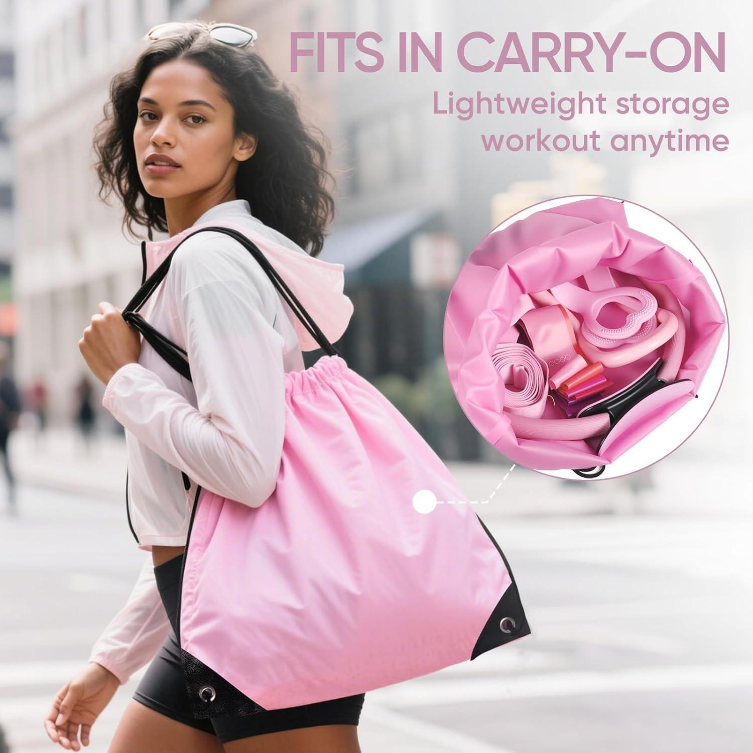 Kit de Pilates ElaraFit 10 Piezas para Mujeres - Anillo 33 cm