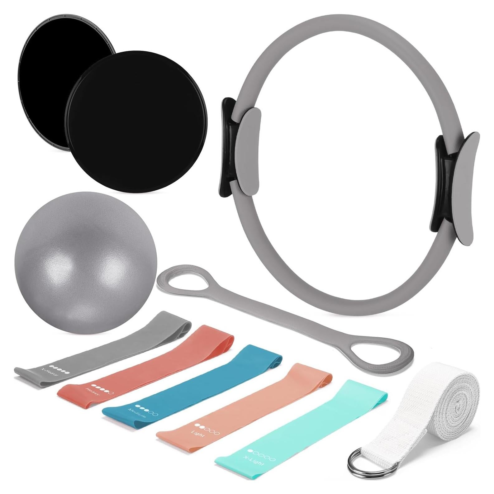 Kit de Pilates 6 Piezas Arrowbash - Anillo, Pelota, Bandas