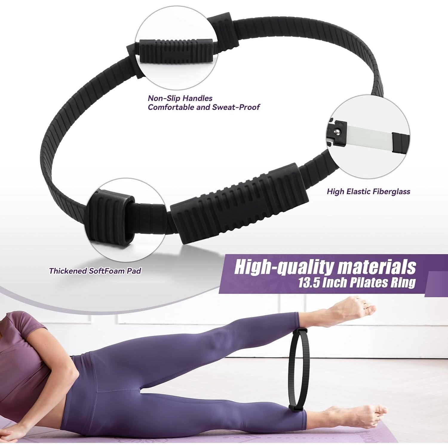 Anillo de Pilates Krightlink 35.56 cm Silicona Ergonómico