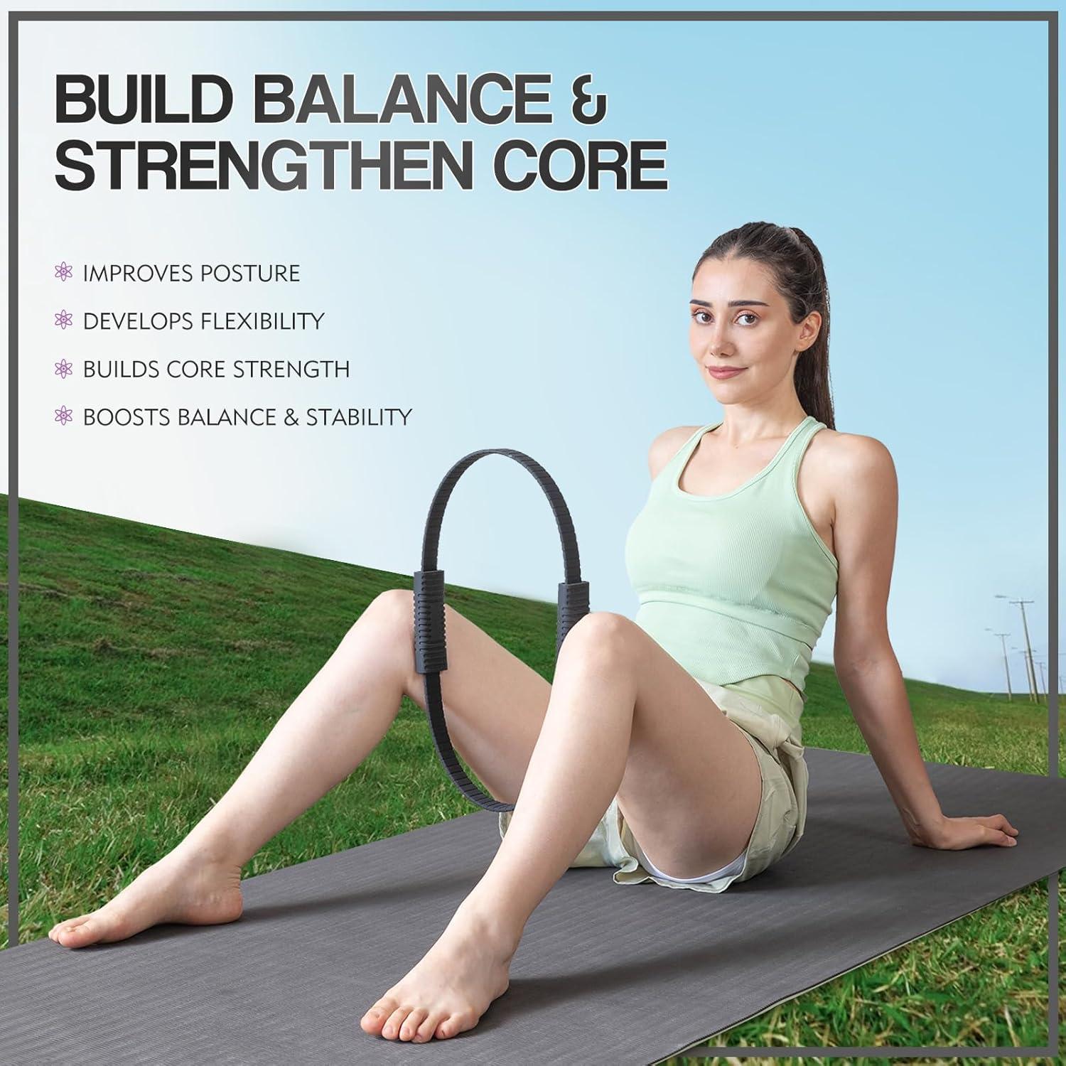 Círculo de Fitness Pilates LTHTRADE 34.3 cm Resistencia