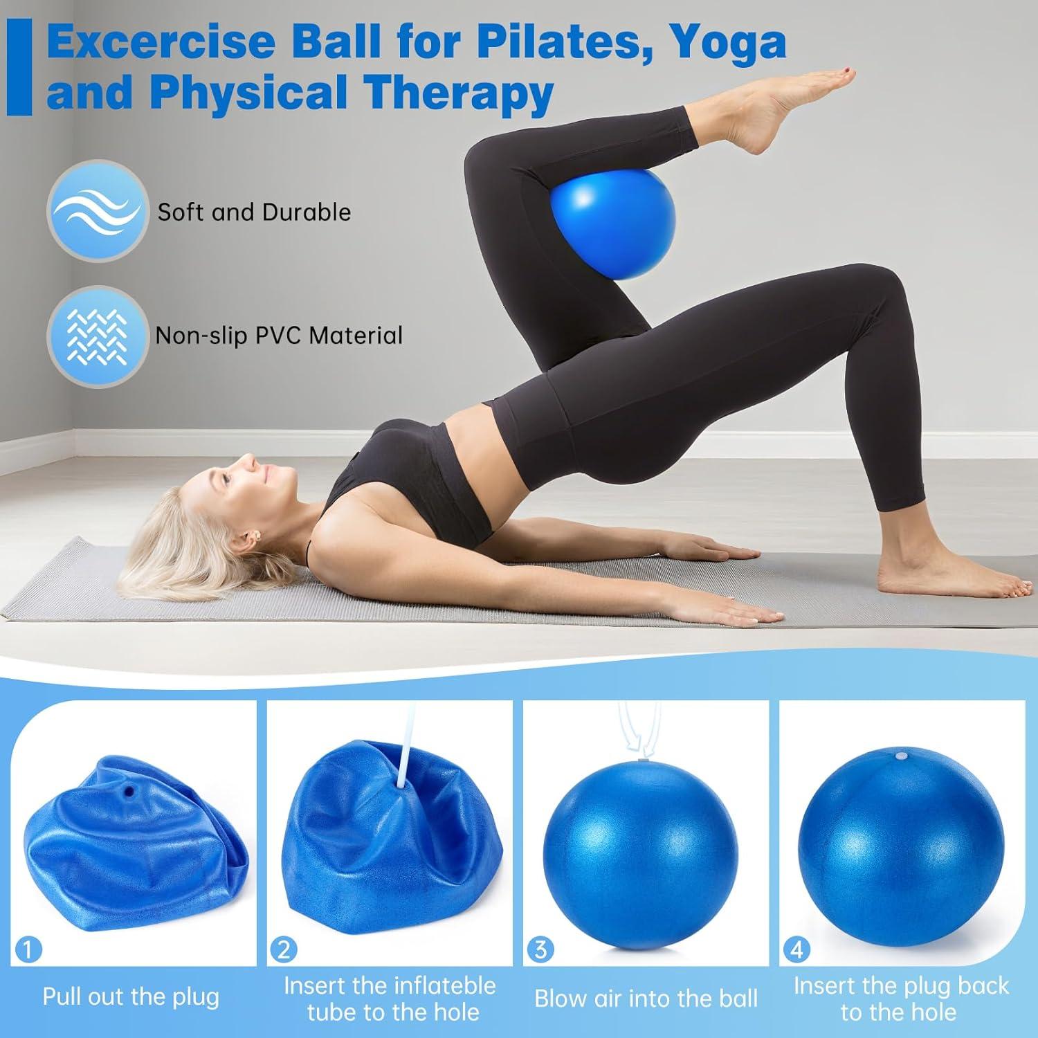 Juego de Anillo de Pilates Muuruu con Accesorios para Entrenamiento