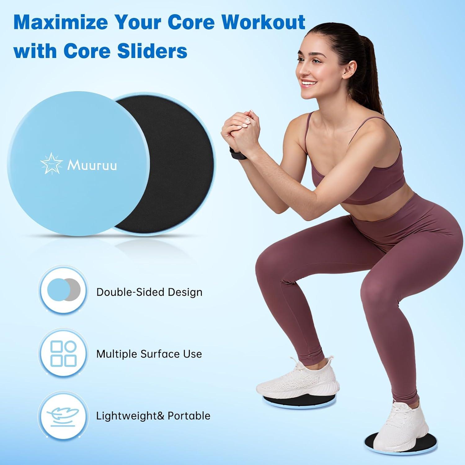 Juego de Anillo de Pilates Muuruu con Accesorios para Entrenamiento