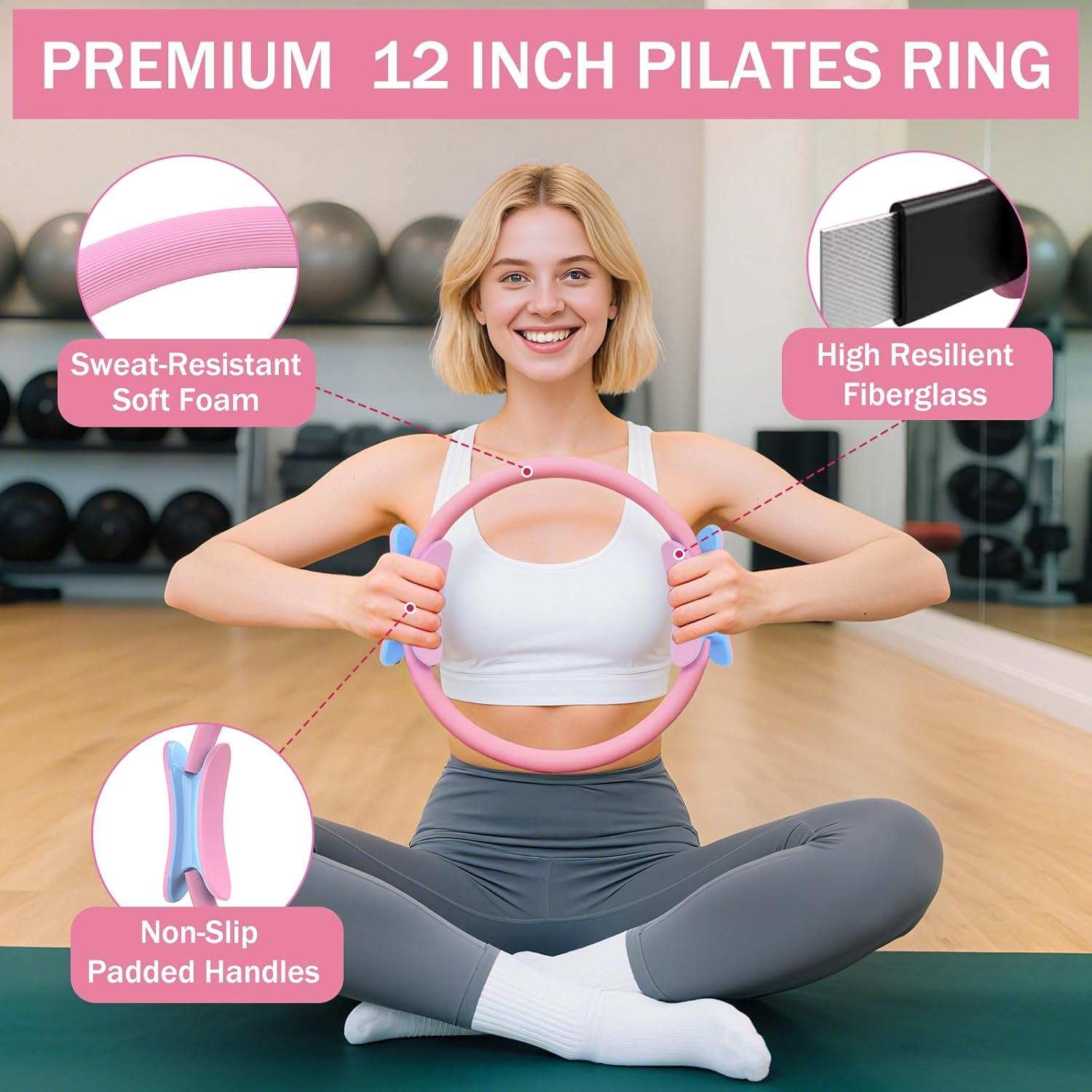 Kit de Pilates en Casa Floranis 9P-01 con Anillo y Bandas
