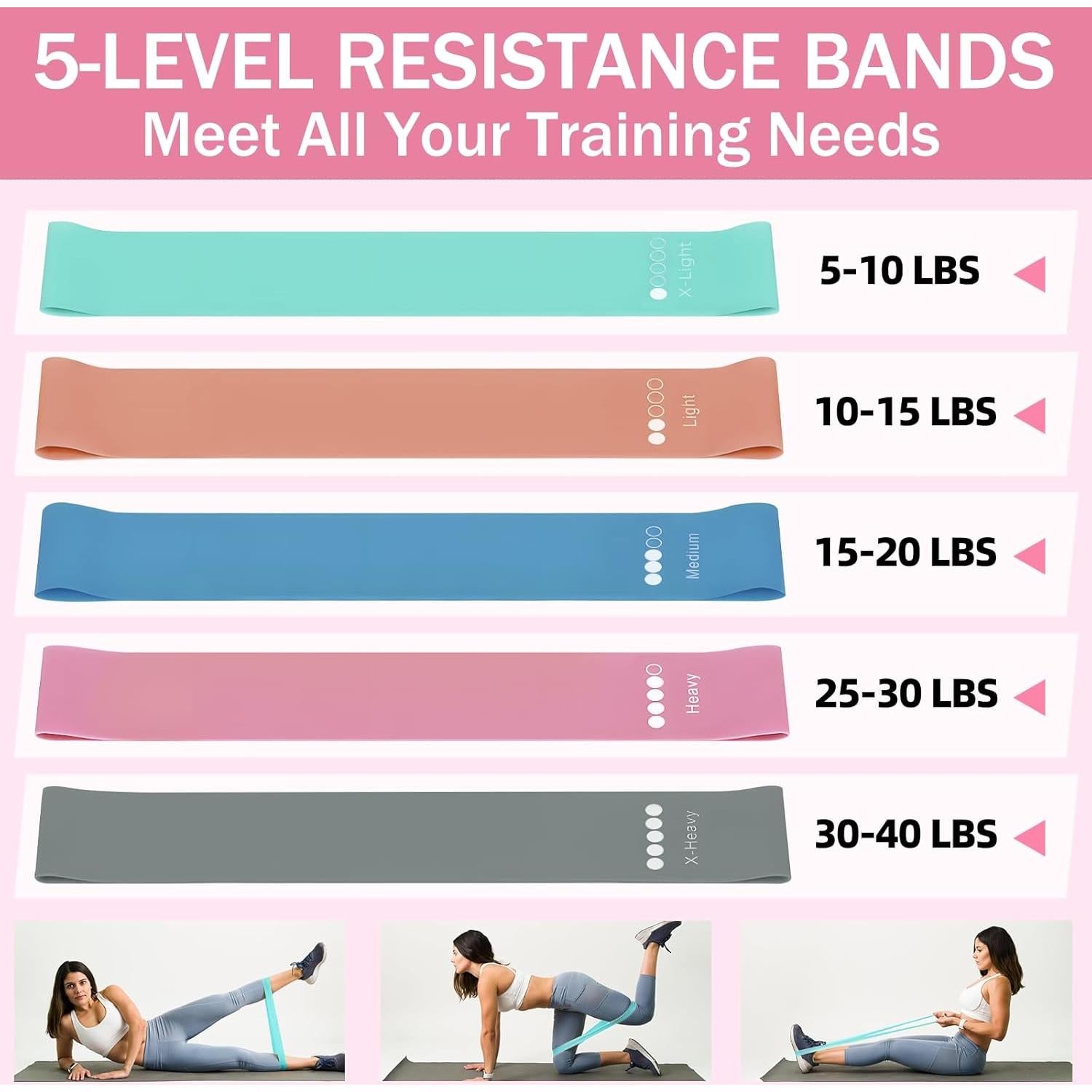 Kit de Pilates en Casa Floranis 9P-01 con Anillo y Bandas